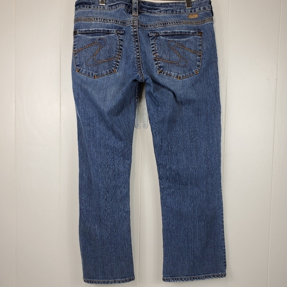 Silver Santorini cropped jeans Size 31 - Picture 2 of 10